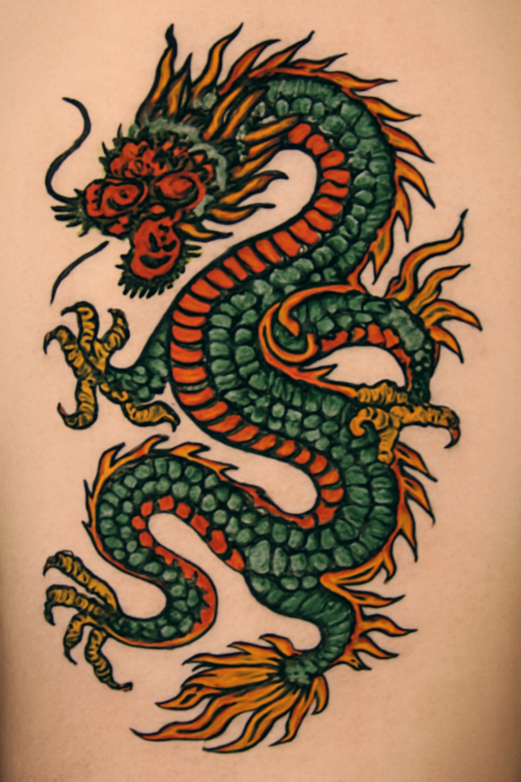 Dragão oriental tradicional